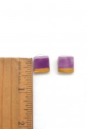 Golden Square Ceramic Studs